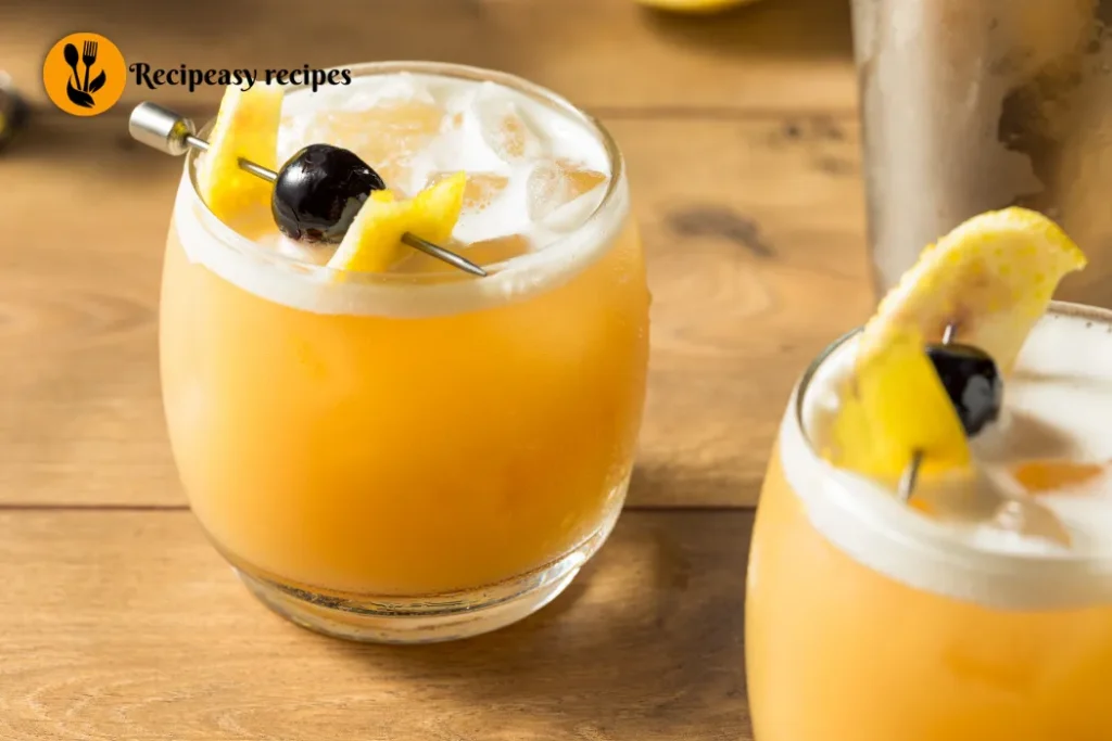 Amaretto Stone Sour Cocktail