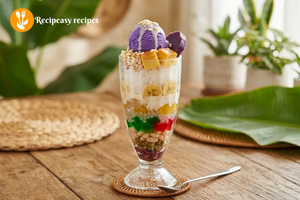 Halo-Halo Filipino Shaved Ice Dessert