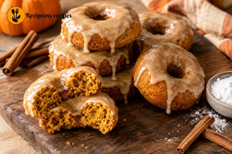 Pumpkin Donuts Recipe Feature Image
