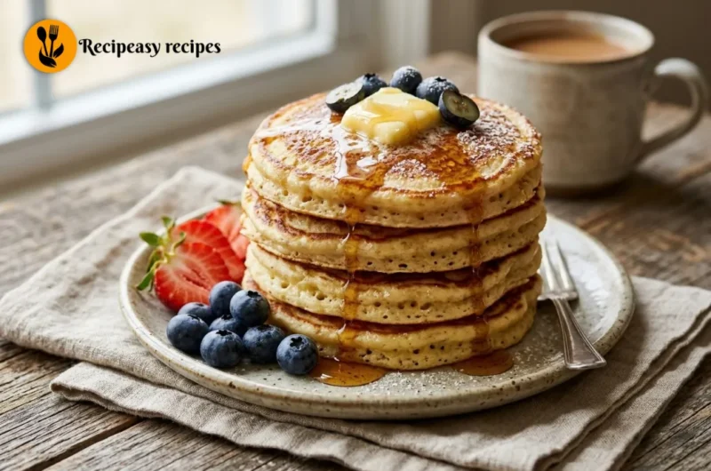 Cottage Cheese Pancakes (Fluffy, High-Protein Recipe)